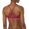 imageadidas Womens Training Light Support 3 Stripe BraLegacy BurgundyWhite