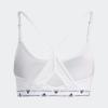imageadidas Womens Training Light Support 3 Stripe BraWhiteBlack