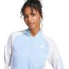 imageadidas Womens Tricot 3Stripes Fashion Track TopBlueWhite