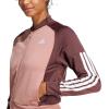 imageadidas Womens Tricot 3Stripes Fashion Track TopWarm ClayAurora Ruby