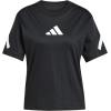 imageadidas Womens ZNE TShirtBlackWhite