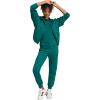 imageadidas Womens Zne FullZip HoodieCollegiate Green