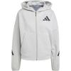 imageadidas Womens Zne FullZip HoodieMedium Grey Heather