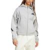imageadidas Womens Zne FullZip HoodieMedium Grey Heather