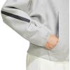 imageadidas Womens Zne FullZip HoodieMedium Grey Heather