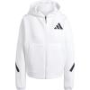 imageadidas Womens Zne FullZip HoodieWhite