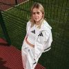 imageadidas Womens Zne FullZip HoodieWhite