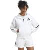 imageadidas Womens Zne FullZip HoodieWhite