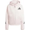 imageadidas Womens Zne FullZip HoodieWonder Quartz