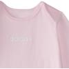 imageadidas babygirls 3piece Logo Bodyshirt ampamp Pant SetPink With White