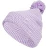 imageAdidas Womens Beanie with Pom  Knit Winter Ballie HatPowder Plum PurpleAurora Plum PurplePom