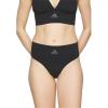imageAdidas Womens Micro Flex Thong Panty UnderwearOff WhiteMatte SilverLinen Green
