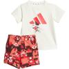 imageadidas Baby Girls Disney Mickey Mouse TShirt SetOff WhitePure Ruby