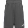 imageadidas Boys Classic 3Stripes ShortsDark Grey