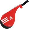 imageadidas Double Target Kicking Paddle Kicking Mitt  Red Black  XSmall