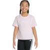 imageadidas Girls Short Sleeve Embroidered TeeClear Pink