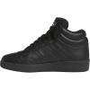 imageadidas Kids Boys Hoops 40 Mid Basketball Sneakers Shoes  Black RedBlackBlackWhite