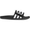 imageadidas Mens Adilette Comfort Adjustable SlideBlackWhiteGrey