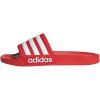 imageadidas Mens Adilette Shower SlidesVivid RedCloud WhiteVivid Red