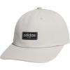 imageadidas Mens Court Slight Pre Curve Brim Relaxed Crown Strapback Retro Style HatWonder Alumina GreyBlack