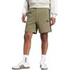 imageadidas Mens Essentials 3Stripes French Terry 7Inch ShortsOlive StrataBlack