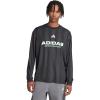 imageadidas Mens House of Tiro Long Sleeve Jacquard JerseyBlack