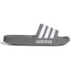 imageadidas Unisex Adult Adilette Shower Slip On SlidesGrey Three Ftwr White Grey Three