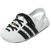 White/Black/Gold Metallic