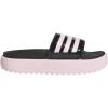 imageadidas Womens Adilette Platform Slide SandalBlackClear PinkClear Pink