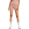 imageadidas Womens All SZN Ribbed HighWaisted Bike ShortsWarm ClayWarm Clay