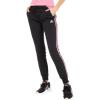 imageadidas Womens Essentials Warmup Slim Tapered 3Stripes Track PantsBlackRose Tone