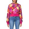 imageadidas Womens Farm HoodieBold PinkSpring YellowLucid Fuchsia
