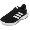 imageadidas Womens Ligra 8 Indoor SneakerBlackWhiteWhite