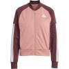 imageadidas Womens Tricot 3Stripes Fashion Track TopWarm ClayAurora Ruby
