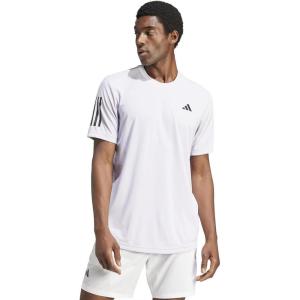 imageAdidas Mens Club 3Stripe TeeSilver Dawn