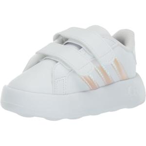 imageadidas BabyBoys Grand Court 20 SneakerWhiteIridescentGrey