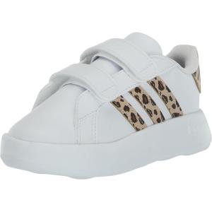 imageadidas BabyBoys Grand Court 20 SneakerWhiteMagic BeigeMatte Gold