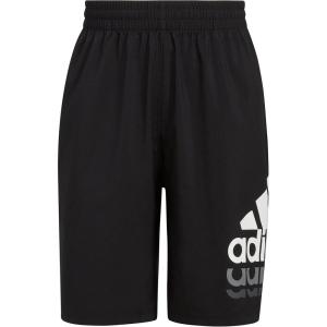 imageadidas Boys Elastic Waistband Essential Woven Sportswear ShortsBlack
