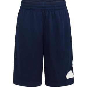 imageadidas Boys Elastic Waistband Essential Woven Sportswear ShortsNavy Blue