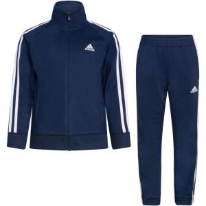 imageadidas Boys Tricot Tracksuit Jacket Jogger Pant SetCollegiate Navy Blue
