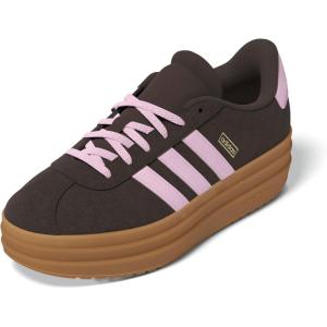 imageadidas Kids VL Court 30 SneakerShadow BrownClear PinkGold Metallic