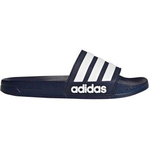 imageadidas Mens Adilette Shower SlidesBlue Collegiate Navy Footwear White Collegiate Navy
