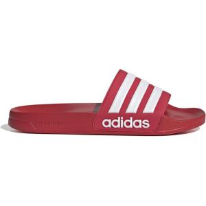 imageadidas Mens Adilette Shower SlidesScarlet Ftwr White Scarlet
