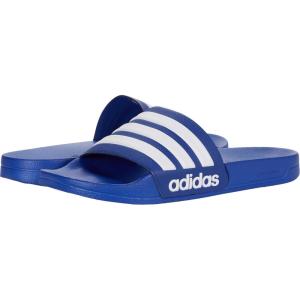 imageadidas Mens Adilette Shower SlidesTeam Royal BlueWhiteTeam Royal Blue