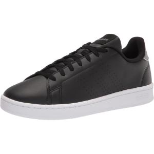 imageadidas Mens Advantage Tennis SneakersBlackBlackGrey