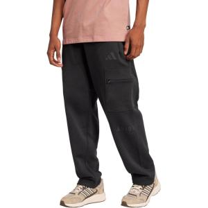 imageadidas Mens All SZN Fleece Graphic Loose Cargo PantsBlackBlack