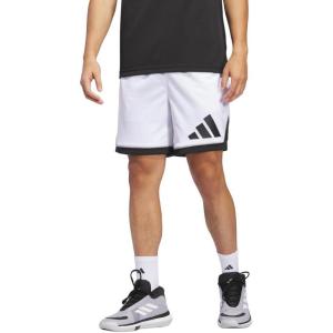 imageadidas Mens Badge of Sport Basketball ShortsWhiteBlack