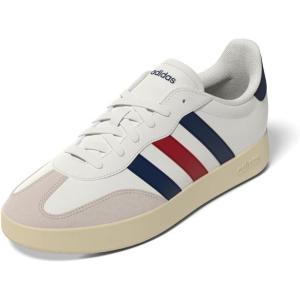 imageadidas Mens Barreda SneakerOff WhiteDark BlueBetter Scarlet