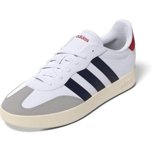imageadidas Mens Barreda SneakerWhiteShadow NavyBetter Scarlet