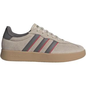 imageadidas Mens Barreda SneakerWonder BeigeCharcoalSemi Lucid Red